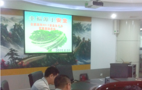 合肥金年会公司召开2015年安全生产月活动动员会